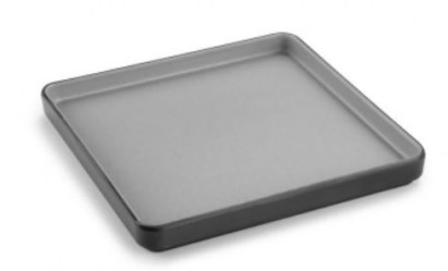 Plato Cuadrado Grey Soul P22888